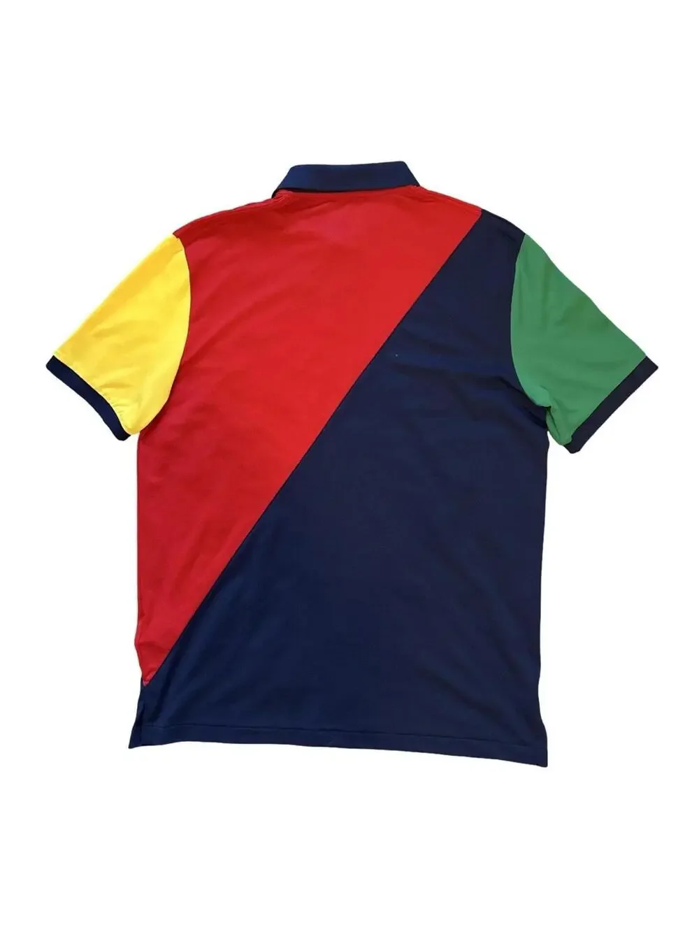 Polo Ralph Lauren Mens Nautical Crest Performance Stretch Polo Shirt Size Medium